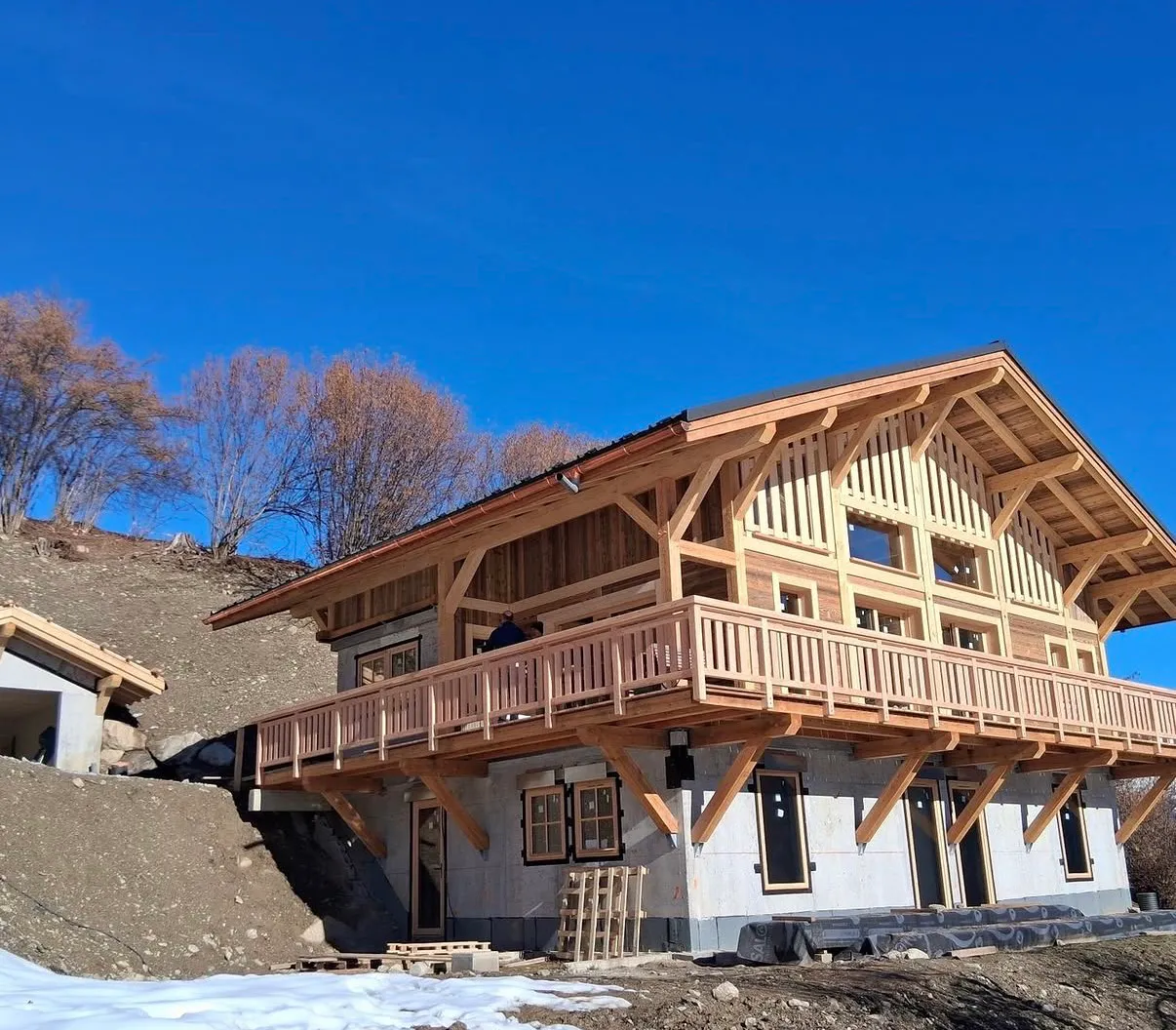 chalet de montagne traditionnel à Saint-Gervais-les-Bains